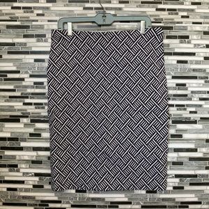 Linda Matthews geometric skirt